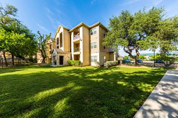 Serene park setting with picnic areas